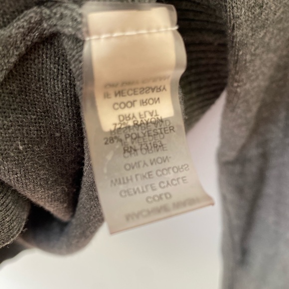 3/$25 Spense light weight button up grey cardigan Small - Picture 4 of 5